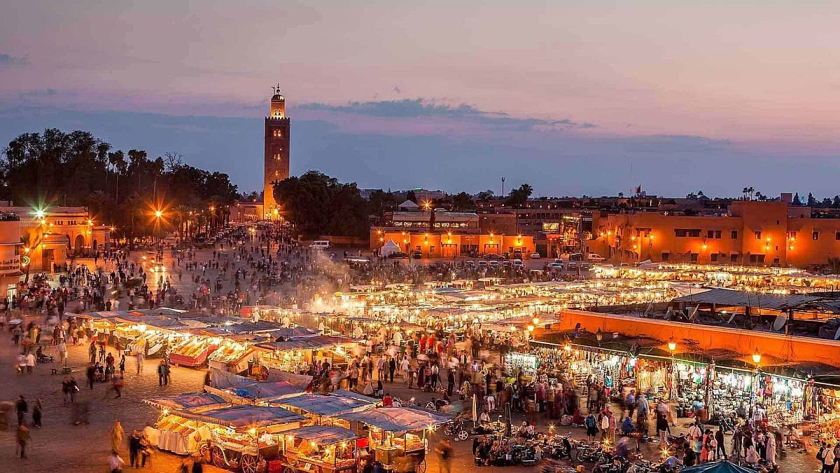 Marrakech by night, carriage tour